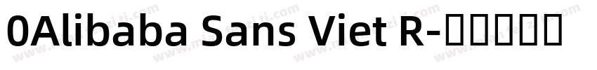 0Alibaba Sans Viet R字体转换
